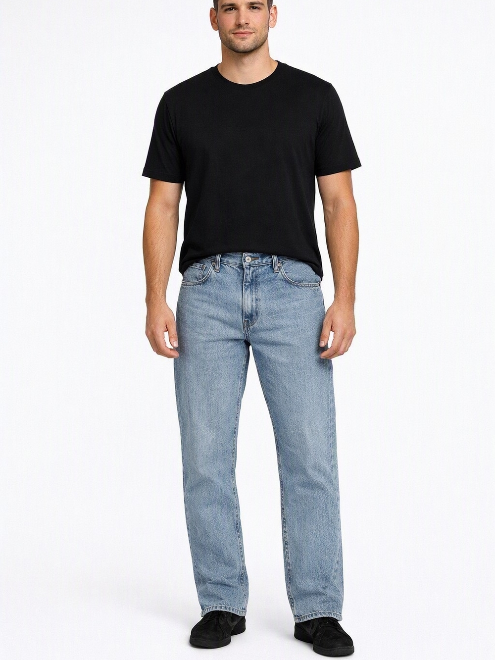 Classic Straight Fit Light Blue Men's Jeans